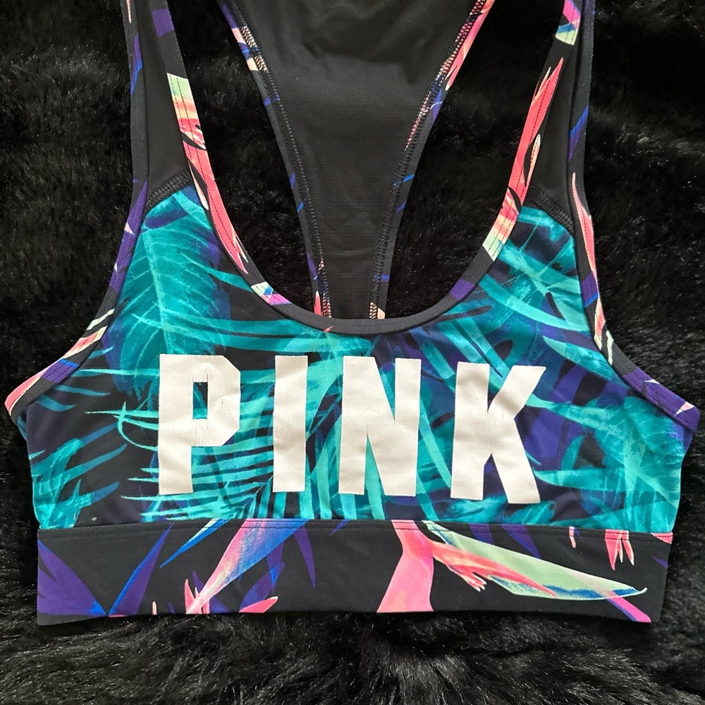 PINK Victoria's Secret Colorful Sports Bra